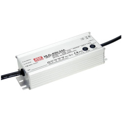 Mean Well HLG-40H-24A LED driver 40W 24V adjustable IP65 PFC surge protected
