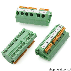 MFKDS-5.08-VER2 PC Terminal Block 6 Pin to Wire THT PHOENIX