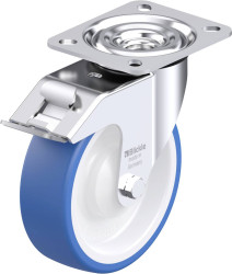Blickle 936229 L-POTHS 125KA-FI Rolka obrotowa z blachy stalowej Średnica koła: 125 mm Maksymalne obciążenie: 250 kg 1 s