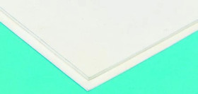 Arkusz gumy, Biały, 1.5g/cm³, 1.5m x 500mm x 1.5mm, RS PRO