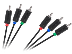 Kabel 3RCA-3RCA Component 1.8m Cabletech standard