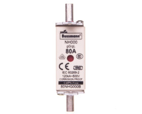 Wkładka bezpiecznikowa NH000 80A gL/gG 500V 80NHG000B