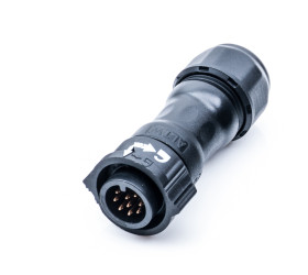 Złącze wielostykowe przemysłowe 8-pinowe Montaż na kablu Wtyczka Amphenol Industrial