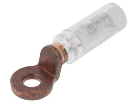 BM70006 Końcówka oczkowa o otworze M12, przekroju przewodu 120mm², zaciskana na przewód