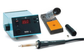 Stacja lutownicza na gorące powietrze Weller 1-wyjściowa Gorące powietrze 105W Cyfrowa stacja rozlutownicza na gorące