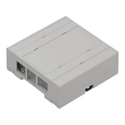 IOT.ZD3005 Pi5J ABS V0 - Obudowa modułowa na szynę iot.ZD3005 pi5 jasna ABS V0