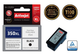 Tusz Activejet AH-350RX (zamiennik HP 350XL CB336EE Premium 35 ml czarny)