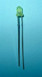 LED 3mm YELLOW MATOWA!L=28 (100SZT)