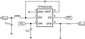 17-V, 3-A, constant 1.4-MHz synchronous step-down voltage regulator