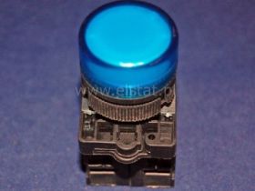 Kontrolka niebieska koł. plast. max 240V 2.6Wmax