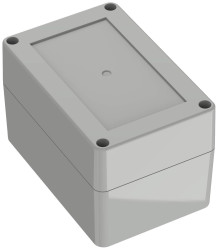 TRU COMPONENTS TC-10860636 Obudowa uniwersalna 120 x 80 x 75.20 ABS szary błyszczący 1 szt.