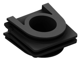 AQUANT 2K adapter do pionowego łączenia gniazd i łączników IP55 antracytowy 5080-17