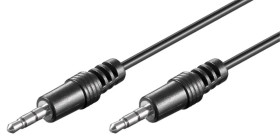 Kabel łączący audio AUX, 3,5 mm stereo, CU - Długość kabla 0.6 m