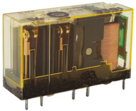 Przekaźnik bezpieczeństwa, DPDT, 24V dc, 360mW, montaż PCB, Idec