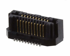 Wtyk PCB 20-pinowe raster: 0.635mm 2-rzędowe Samtec Montaż powierzchniowy