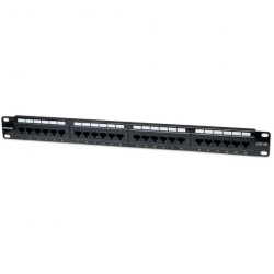 Panel Krosowy PatchPanel 1U Rack 19 UTP 24x RJ45 Cat5e