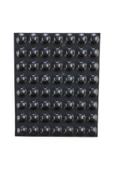 Stopki samoprzylepne grubość: 5.1mm Czarny średnica: 11.2mm Półkolisty 3M