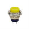 Przełącznik okrągły PBS-26B/BK 2A/250VAC żółty off-(on)
