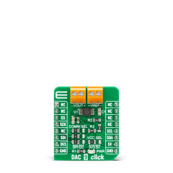 Płyta rozwojowa, C/A, do uzytku z: DAC80501, Moduł przetwornicy, DAC 9 Click