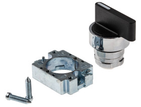 Przełącznik obrotowy 3-pozycyjny wycięcie: 22mm Zatrzask IP65 RS PRO siłownik: Przełącznik wyboru