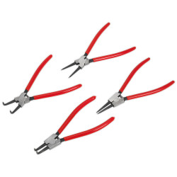 Sealey AK8456 Internal/External Circlip Pliers Set 4pc 230mm