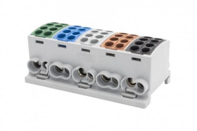 F-ELEKTRO Zacisk HLK 5x100A-2 (1x25,1x16/1x25,1x16)(3L+N+PE) F2.0387