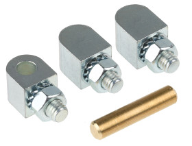 Zawias blokowy Stal długość 49mm Zawias blokowy szerokość 16mm Swobodne wychylanie