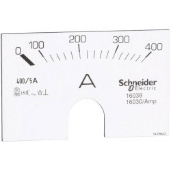 Schneider Electric 16039 Analog Ammeter Scale 0-400A 5 pcs