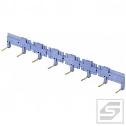 Mostek grzebieniowy 095.08 FINDER 8-polowy niebieski;95.85;10A-250V