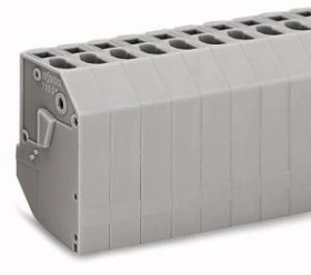 Listwa do transformatorów 4mm2 5-torowa pomarańczowa 711-175 /50szt./