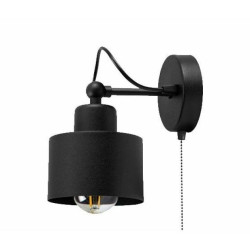 Lampa LOFT ABI K5W czarna 1xE27 kinkiet