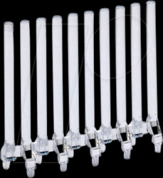 12721020 Light guide, 1x10-way, ø 3 mm, planar, straight