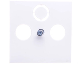 Lumina Płytka czołowa do gniazd RTV-SAT biała WL6310