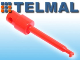 Chwyt pomiarowy 57mm do montażu na przewód czerwony