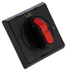 Uchwyt obrotowy do Złącze odłączania przełącznika 59mm kolor Czarny IP65 ABB OHB