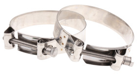 Opaska zaciskowa średnica wew 104 → 112mm śrubowa MIKALOR ze stali nierdzewnej szerokość 25mm