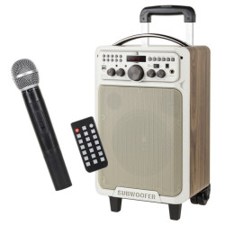 Kolumna aktywna z mikrofnem D18 głośnikowa Kruger&Matz