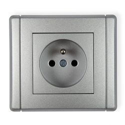 Gniazdo pojedyncze z uziemieniem 2P+Z