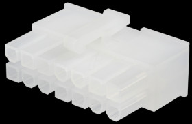 5557-14R / 3901-2140 Molex crimp housing - Mini-Fit Jr. - 2x7-pin - socket