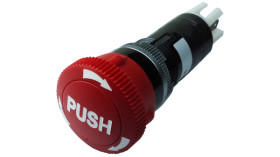 Emergency stop push-button Red
