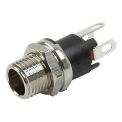 Wtyk zasilania DC Montaż na panelu