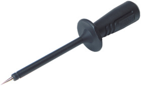 Test probe, socket 4 mm, rigid, 1 kV, black, 972327100