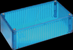 1591BTBU Universal housing, series 1591, 62 x 112 x 31 mm, blue