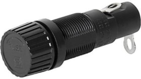 Fuse holder, 6.3 x 32 mm, 10 A, 250 V, central Mounting, 0031.1804
