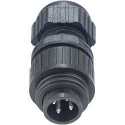 Hirschmann 934 124-100 CA 3 LS CA Series Straight Cable Plug 3 &#x2B; PE