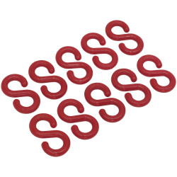 Sealey RSH10 Plastic Chain S-Hook Pack of 10
