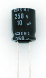 Kondensator 10μF 100V dc THT Nippon Chemi-Con roztaw: 2mm 5.5 (Dia.) x 12.5mm