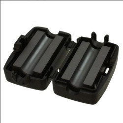 Tuleja ferrytowa średnica otworu 6mm Zastosowania ogólne, zabezpieczenia otwory: 1 Zatrzaskowe pierścienie ferrytowe