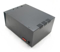 T84 Obudowa metalowa T-84 wymiary: 220 x 100 x 160 mm - czarna - wentylacja