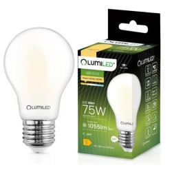 Żarówka LED E27 A60 8W = 75W 1055lm 3000K Ciepła 360 Filament Mleczna LUMILED